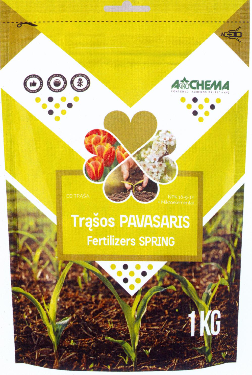 Prekės ženklas: AGROCHEMA Trąšos PAVASARIS Fertilizers SPRING